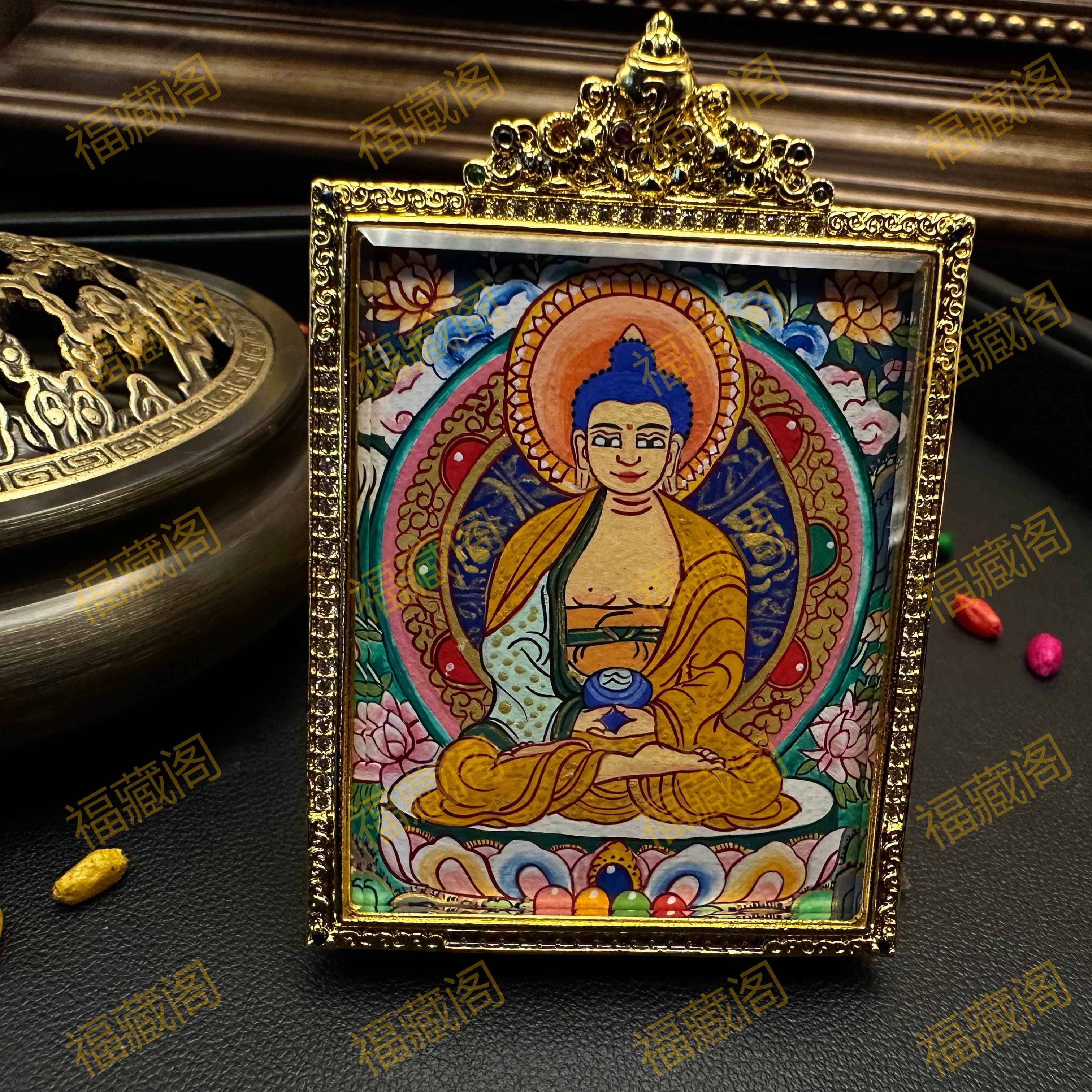 A Di Đà Phật — Toàn thân 40mmX50mm