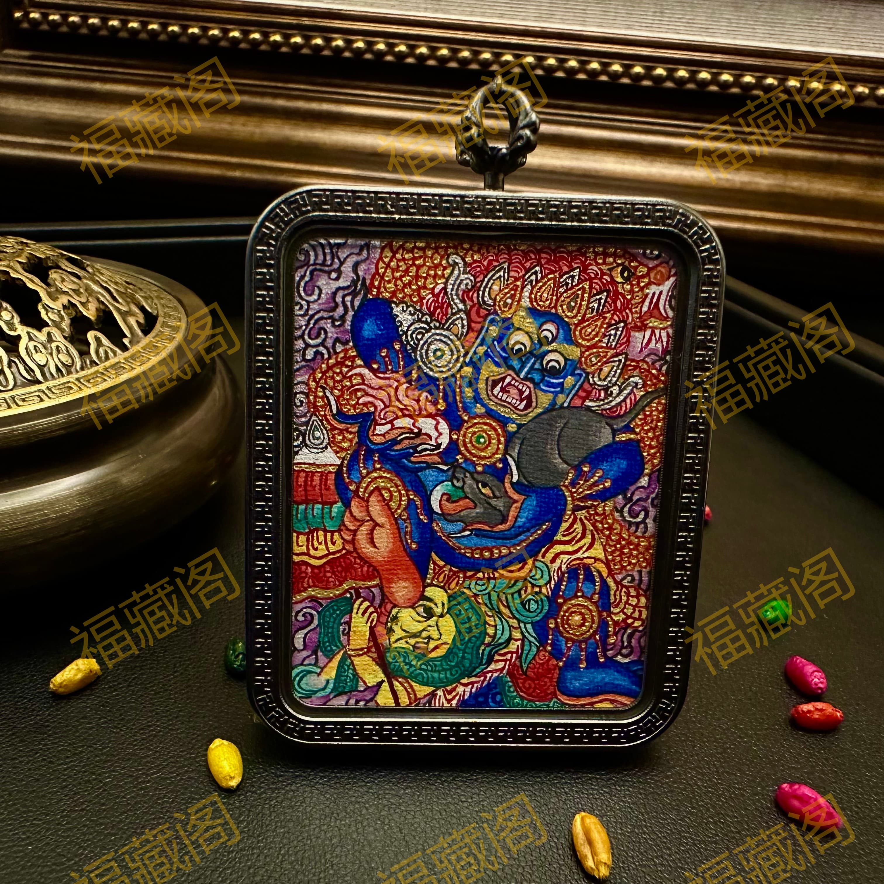 黑財神 全身造像（2） 40mmX50mm