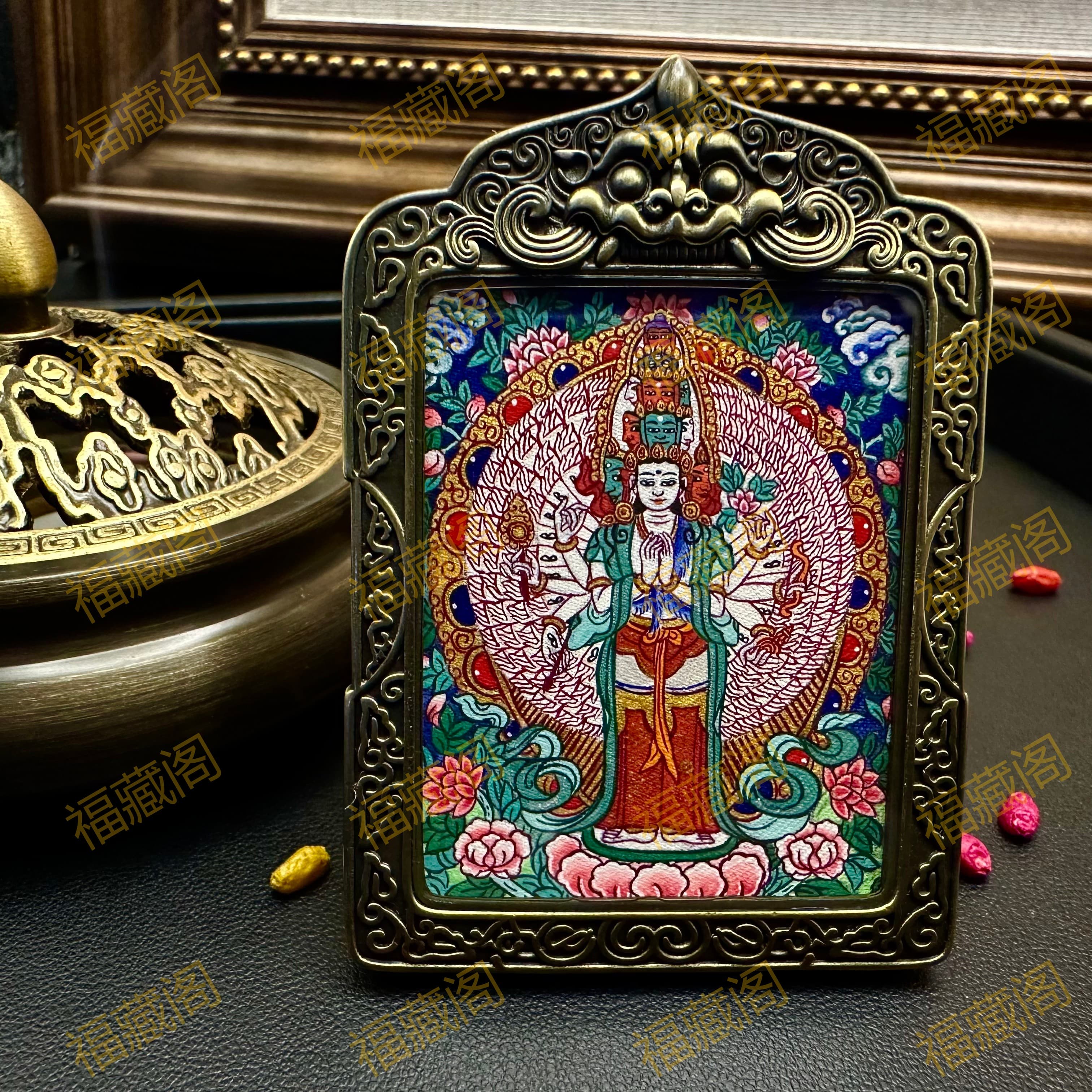 Thiên Thủ Quan Âm — Toàn thân 40mmX50mm