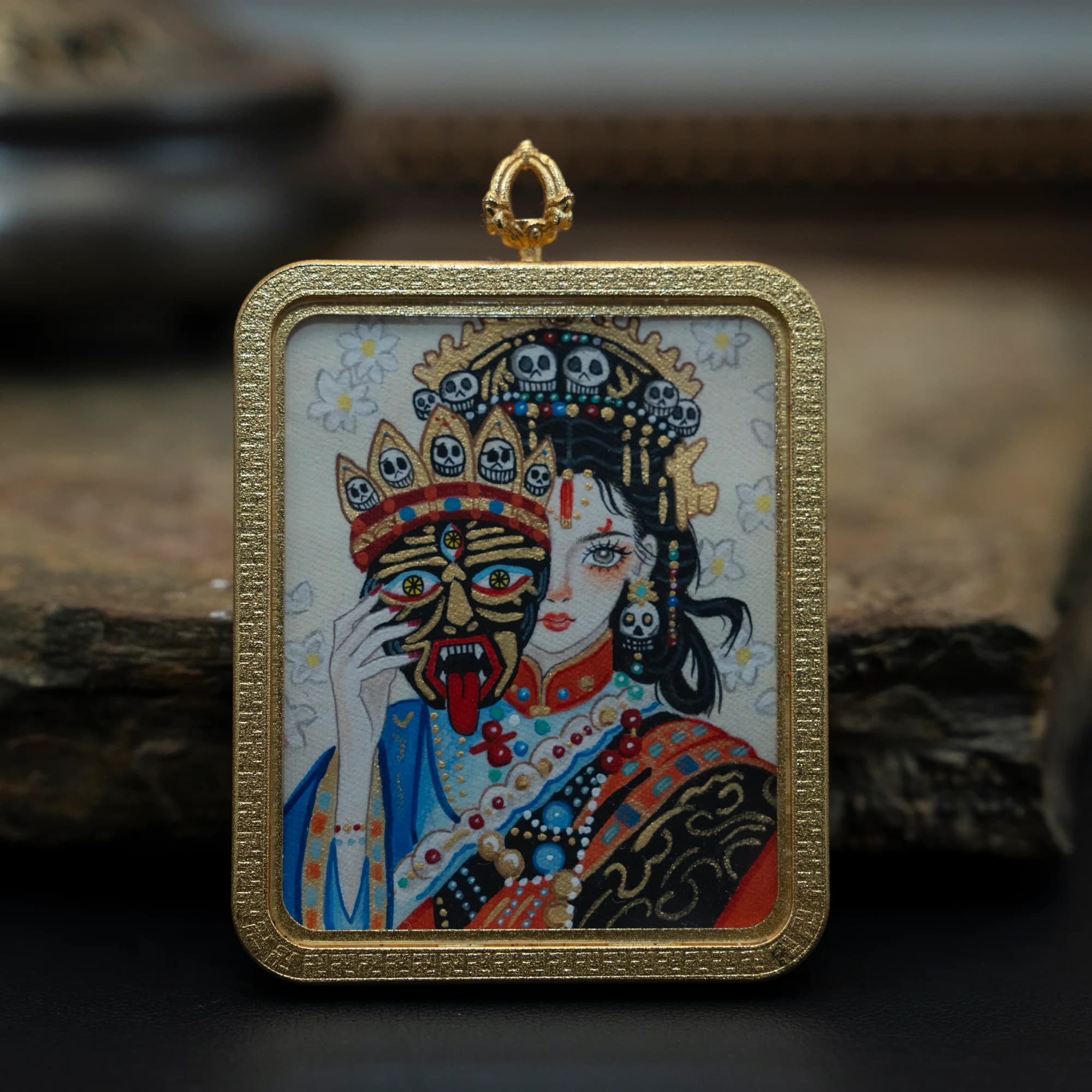 Trát Cơ Lạp Mẫu (Zakiram) — Tiền thế kim sinh - bán thân (2) 40mmX50mm
