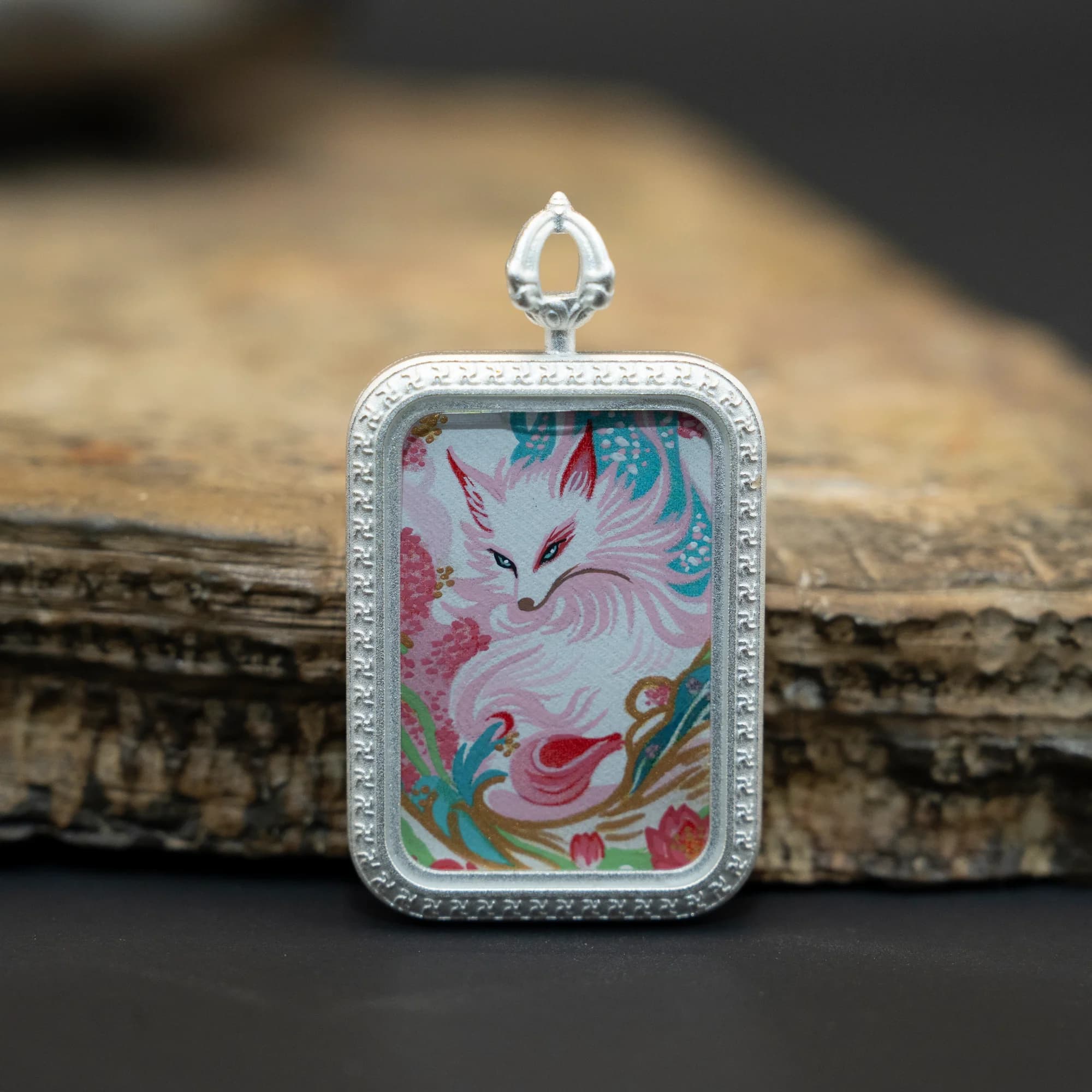 九尾狐仙 半身造像（2） 20mmX30mm