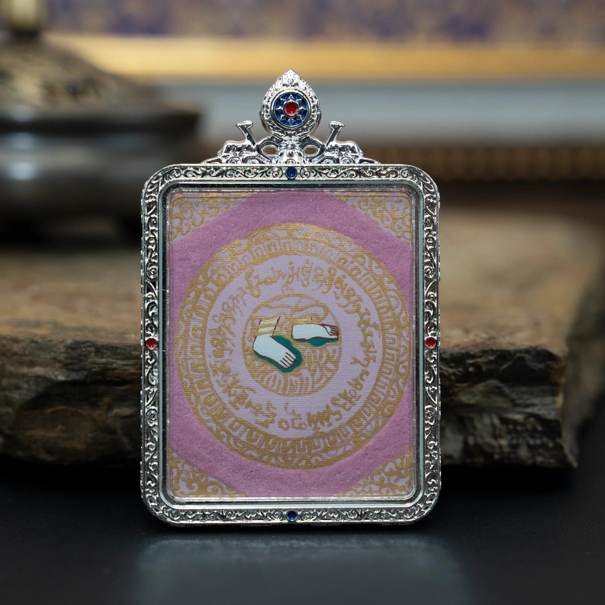 Dấu chân Phật40mmX50mm